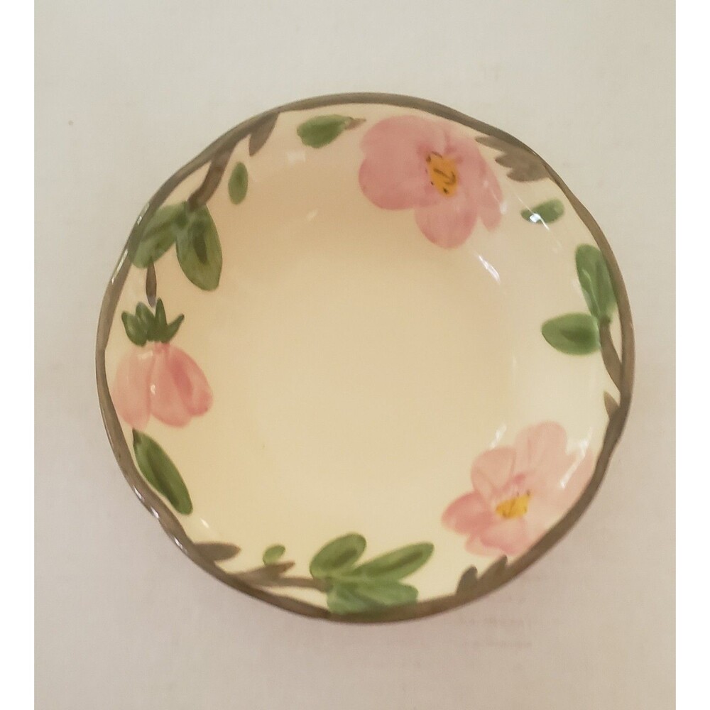 Franciscan Desert Rose Fruit Dessert Bowl Set of 3 England Pink - Picture 3 of 12